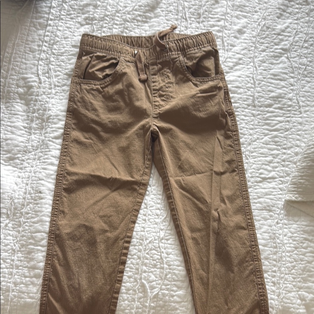 BYLT Basics For Boys. Tan Casual Drawstring Pants.